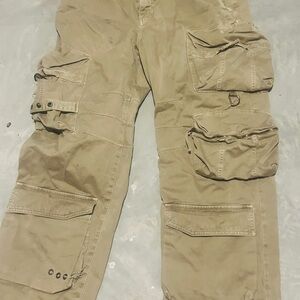 Zara Men's Khaki Cargo Pants